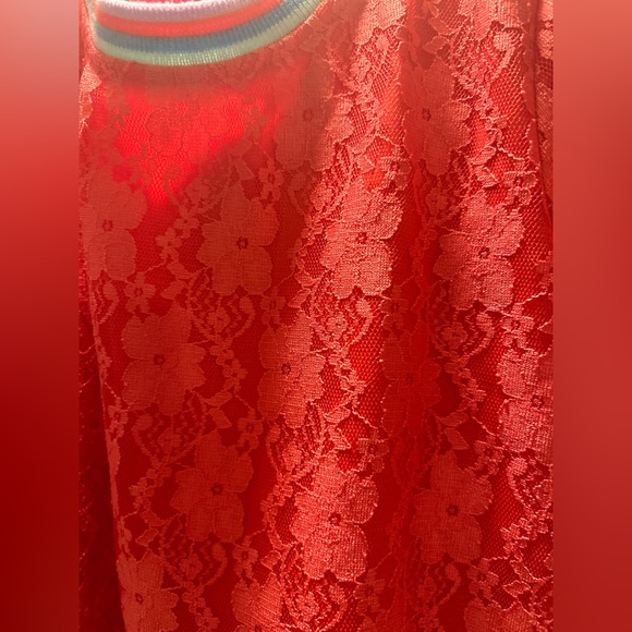 Girls Casual - Coral Dress Size 10-12 - Picture 2 of 3